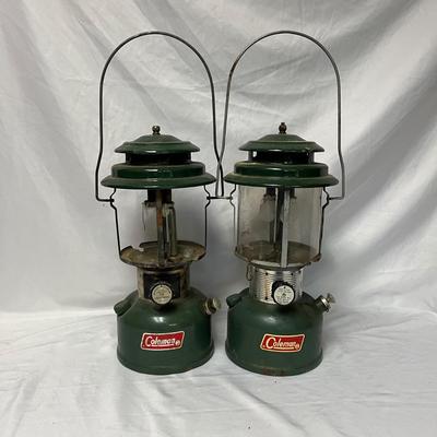 Two Coleman Camping Stoves & Two Lanterns (BS-MG)
