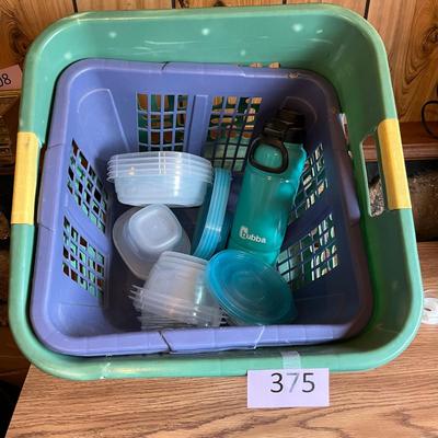 Lot of plastic items