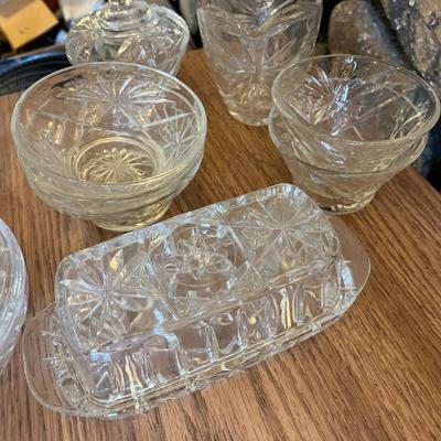 Lot of EAPC Star of David glass