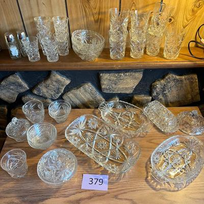 Lot of EAPC Star of David glass