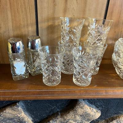 Lot of EAPC Star of David glass