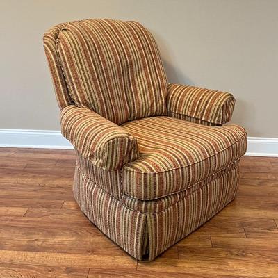 SHERRILL ~ Upholstered Swivel Rocking Chair