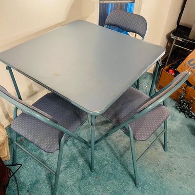Folding Table and Chairs (GR-JM)