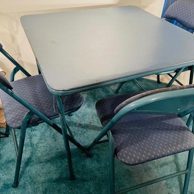 Folding Table and Chairs (GR-JM)