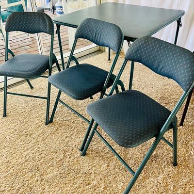 Folding Table and Chairs (GR-JM)