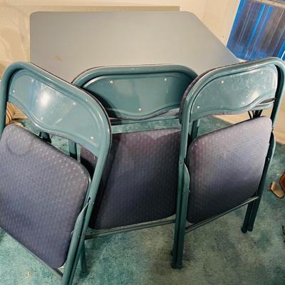 Folding Table and Chairs (GR-JM)
