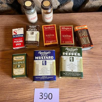 Vintage Spice Tins