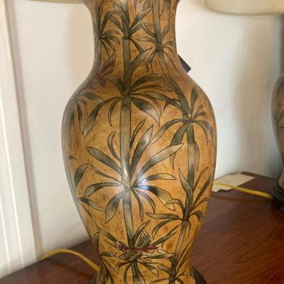 Pair of decorative bedside lamps