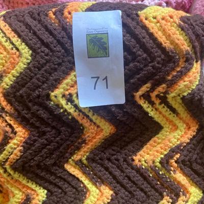 Lot of  Wool blankets & Afghan throws