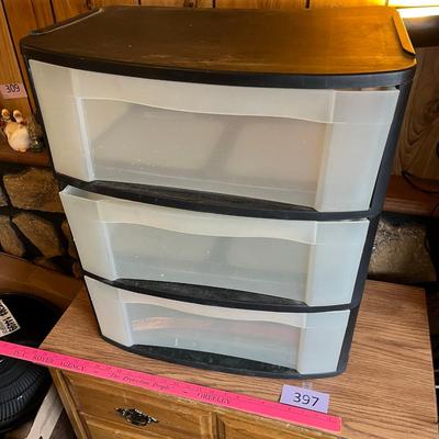 3 Drawer Plastic storage
