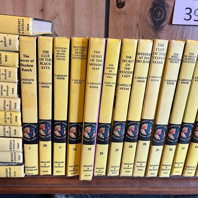 Large lot of Nancy Drew Books