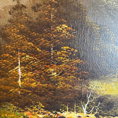 Large Mountain Scene Oild painting