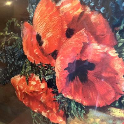 Vintage Poppies Print