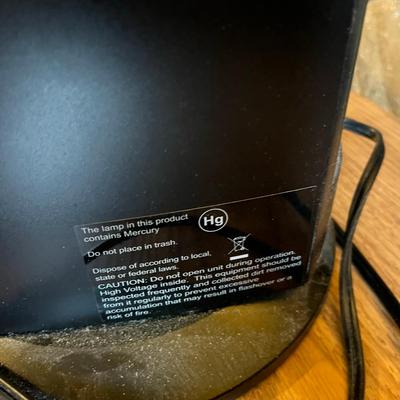 Black small space heater