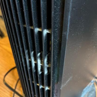 Black small space heater
