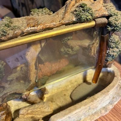 Resin large garden scene