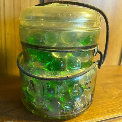 2 jars of marbles