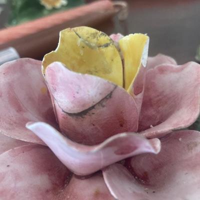 Lot of Porcelain Capodimonte Flowers