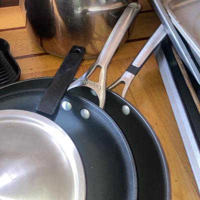 Lot of cookware and random flatware