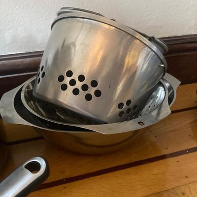 Lot of cookware and random flatware