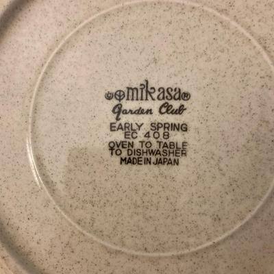 Mikasa Garden Club Plates "Early Spring" EC 408