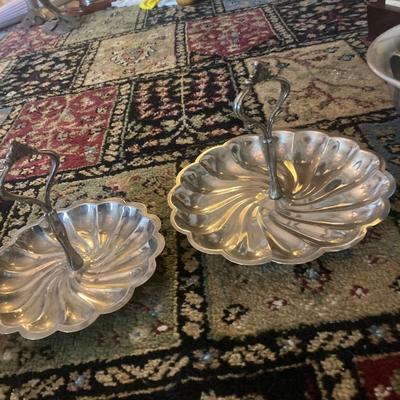 Large lot of silver plate and metal items