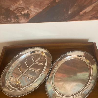 Large lot of silver plate and metal items