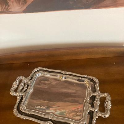 Large lot of silver plate and metal items