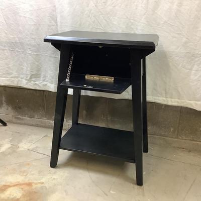 1456 Asian Inspired Black Magnetic Door Stand