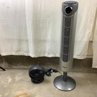 1460 Holmes Freestanding Fan with Small Desk Fan