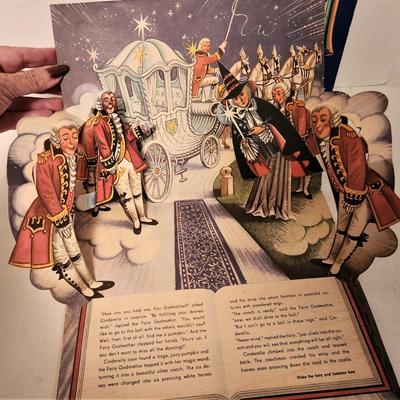 Lot #171  Two Vintage Pop Up Books - Cinderella & the Legend of King Arthur