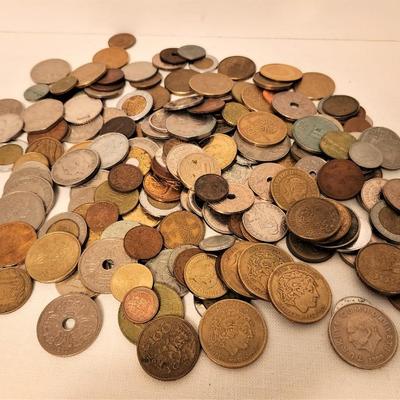 Lot #173   Large Lot of Foreign Coins - Denmark, Greece, Canada, Mexico