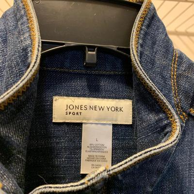 Size M/L Denim Jackets & Shirts with Bling: Jones NY, Chicoâ€™s, DKNY, & More (MBW-HS)