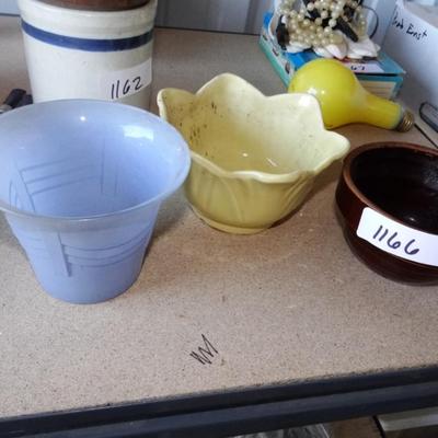 Variety of Small Pots