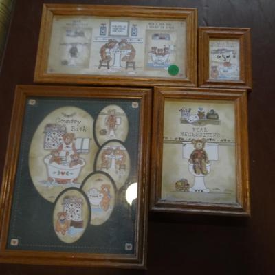 Country Bear Wall Decor for bathroom