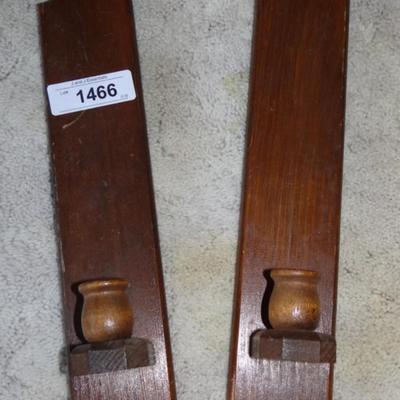 Wood Sconces Candle Holders
