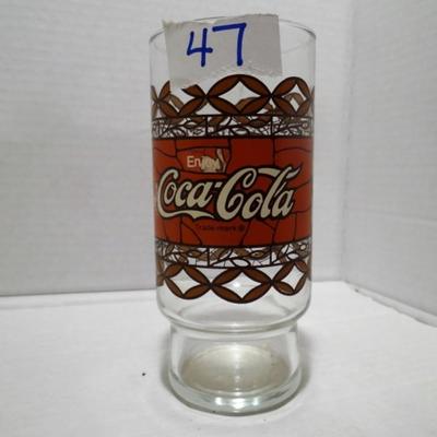 Collectible Happy Chef Coca Cola Glass