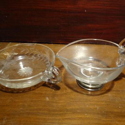 ELEGANT VINTAGE GLASS PIECES