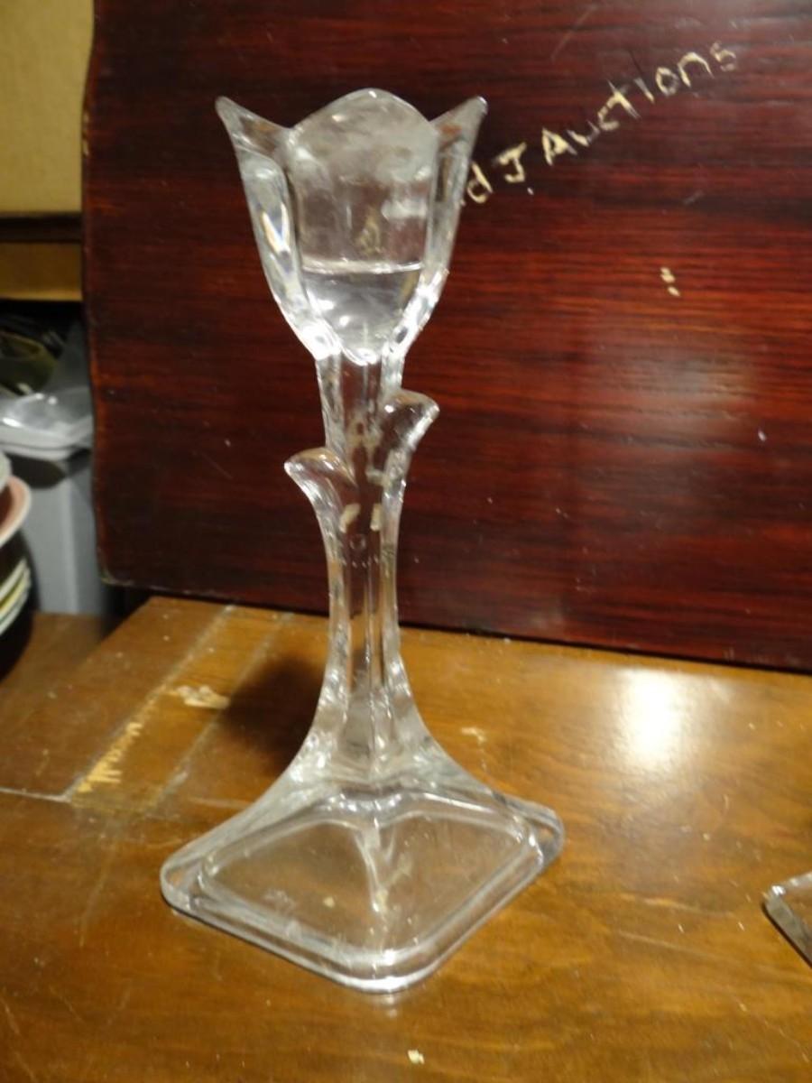 FLOWER CRYSTAL CANDLE HOLDER