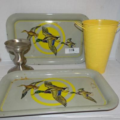 Vintage Pheasant Trays and more