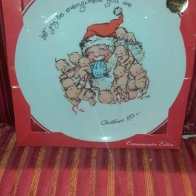 KEWPIE CHRISTMAS PLATE