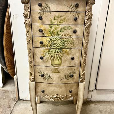 1500 Powell Italian Provincial Style Jewelry Cabinet