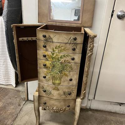 1500 Powell Italian Provincial Style Jewelry Cabinet