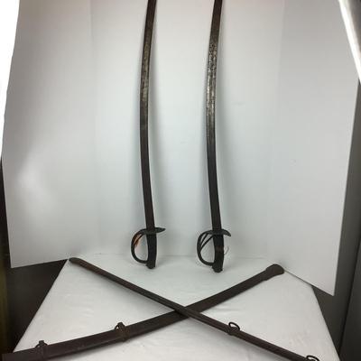 1581 Antique Military Saber Sword Lot