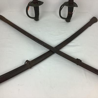 1581 Antique Military Saber Sword Lot