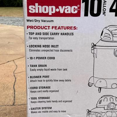 SHOP VAC ~ 10 Gallon Wet/Dry Vacuum ~ NIB