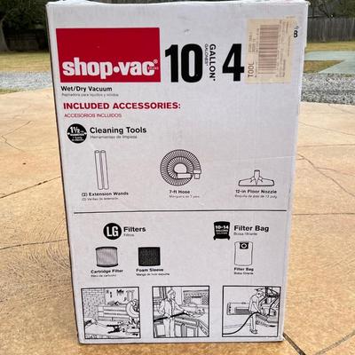 SHOP VAC ~ 10 Gallon Wet/Dry Vacuum ~ NIB