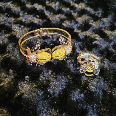 Bee Bracelet and Ring