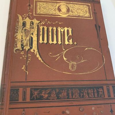 c.1894 Poetical Works of Thomas Moore Illustrated Hardback