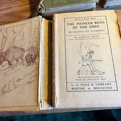 Lot of antique books